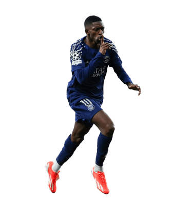 Dembelé PNG Paris Saint Germain Football Render