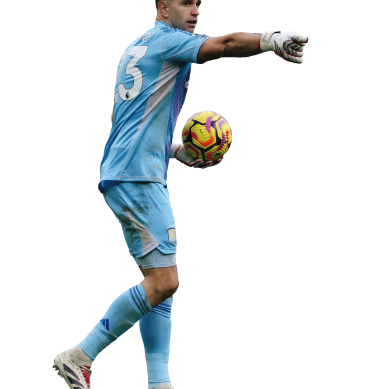 Dibu Martinez PNG Aston Villa Football Render