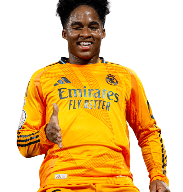 Endrick PNG Real Madrid Football Render. Goal