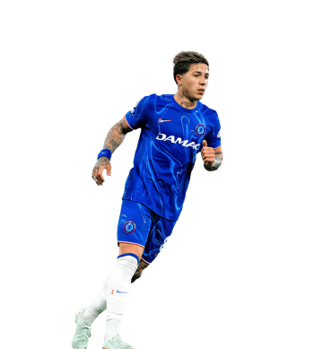 Enzo Fernandez PNG Chelsea Football Render