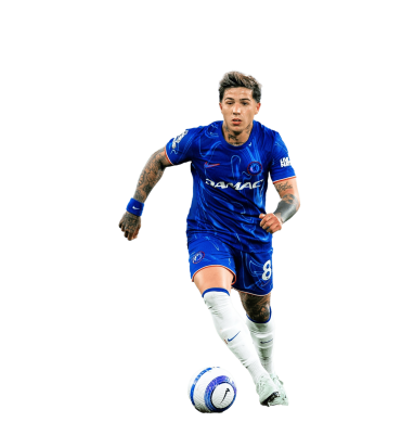 Enzo Fernandez PNG Chelsea Football Render