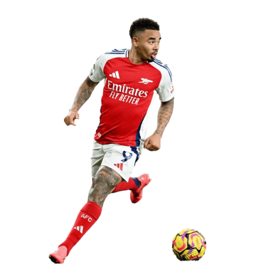 Gabriel Jesus PNG Arsenal Football render