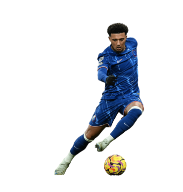 Jadon Sancho Chelsea PNG Football Render