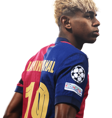 Lamine Yamal PNG Barcelona Football Render