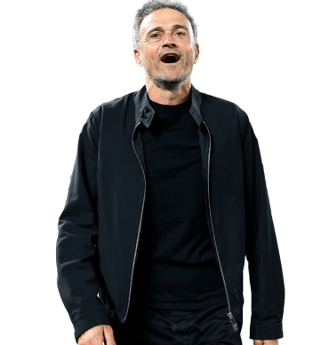Luis Enrique PNG Paris Saint Germain Football Render