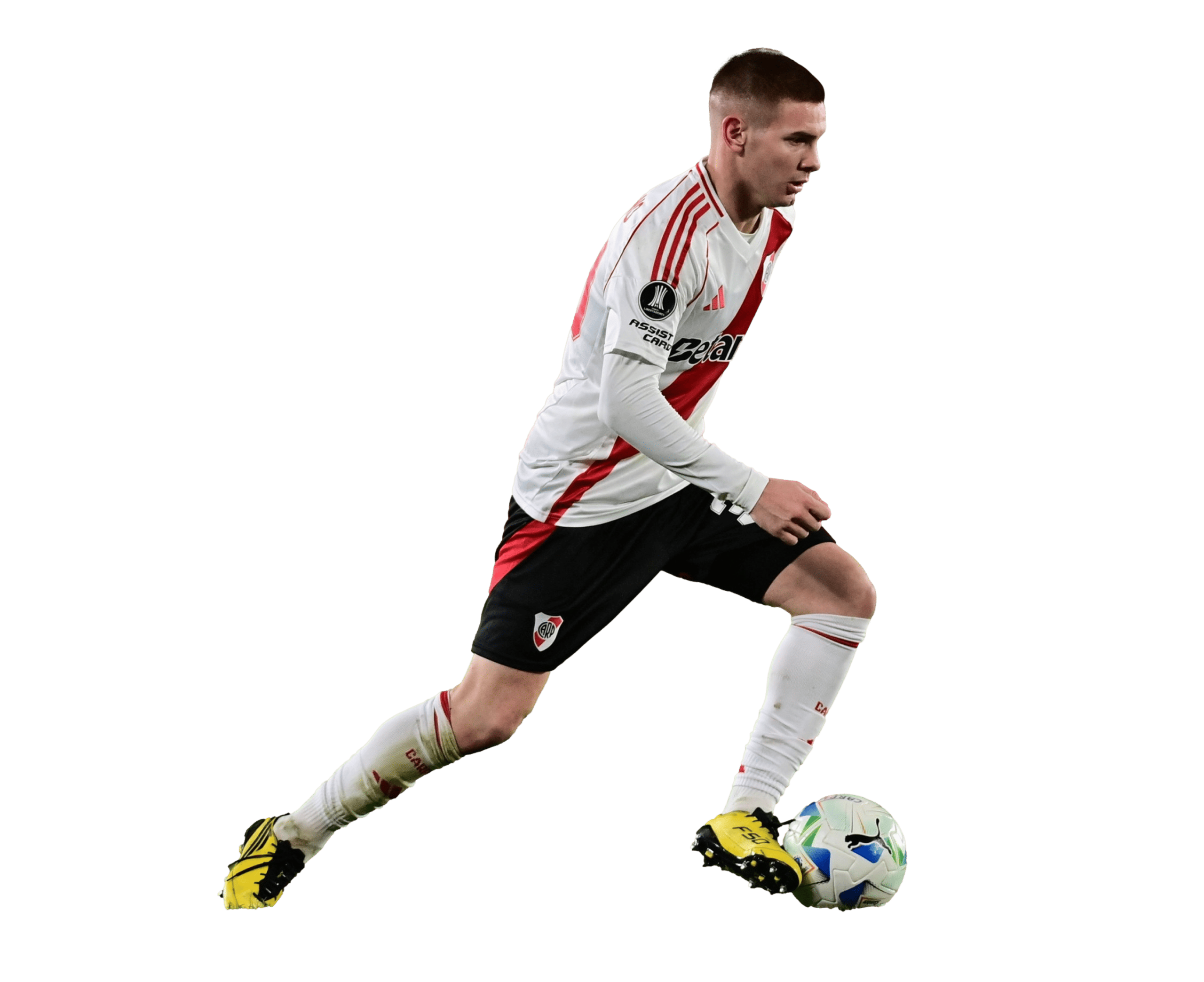 Mastantuono PNG River Plate Football Render