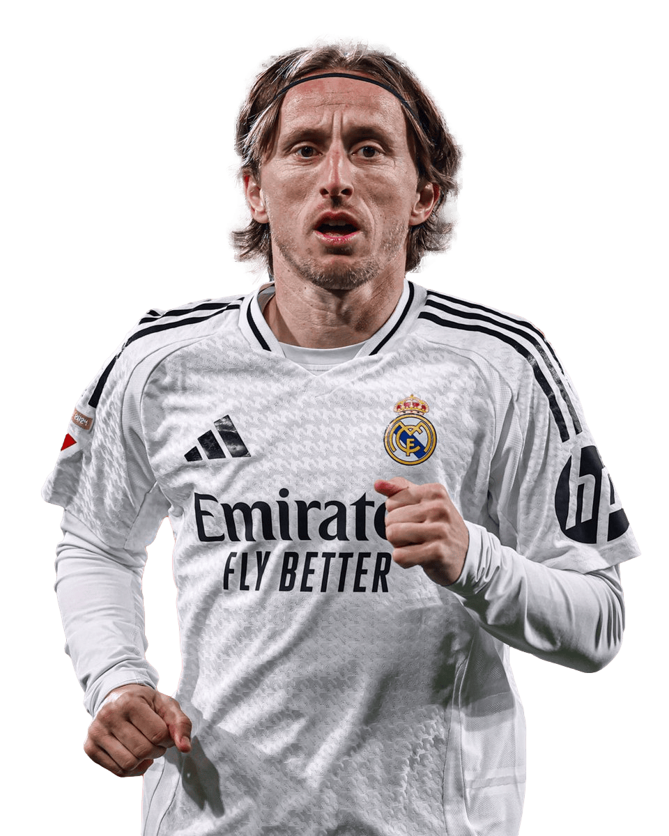 Modric PNG Real Madrid Football Render