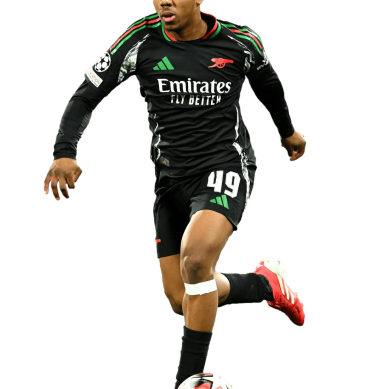 Myles Lewis-Skelly PNG Arsenal Football Render