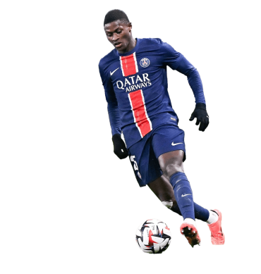 Nuno Mendes PNG Paris Saint Germain Football Render