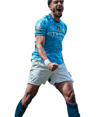 Omar Marmoush PNG Manchester City Football Render