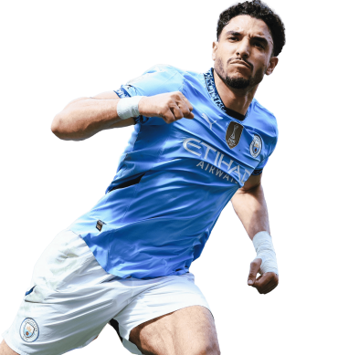Omar Marmoush PNG Manchester City Football Render