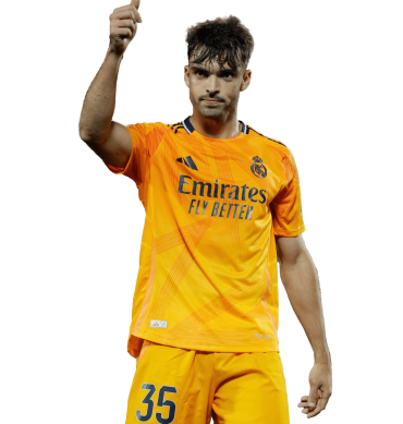 Raul Asencio PNG Real Madrid Render Football