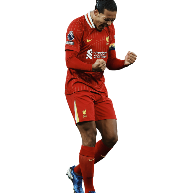 Virgil van Dijk PNG Liverpool Football Render