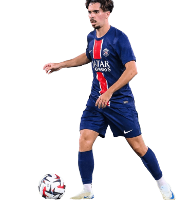 Vitinha PNG Paris Saint Germain Football Render