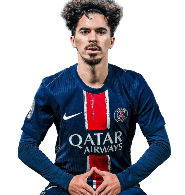 Vitinha PNG Paris Saint Germain Football Render