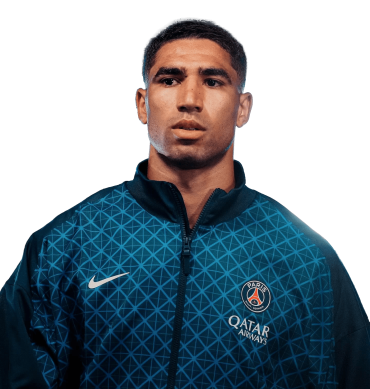 Achraf Hakimi PNG Paris Saint Germain Football Render