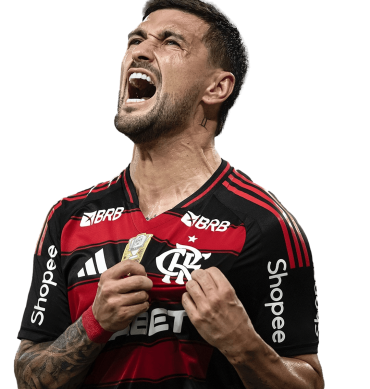 Arrascaeta PNG Flamengo Football Render