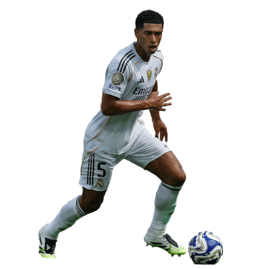 Bellingham PNG Madrid Football Render