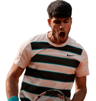 Carlos Alcaraz Tennis PNG Render