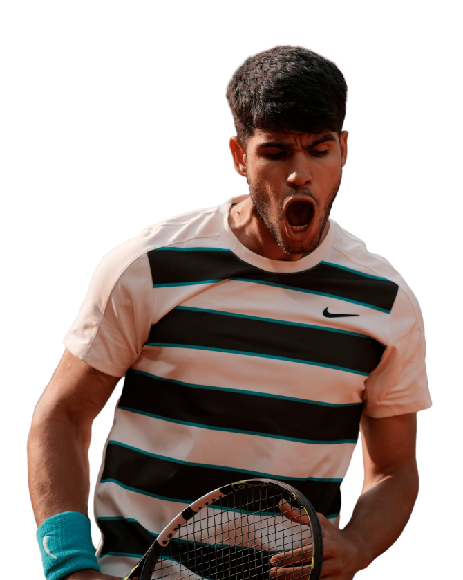 Carlos Alcaraz Tennis PNG Render