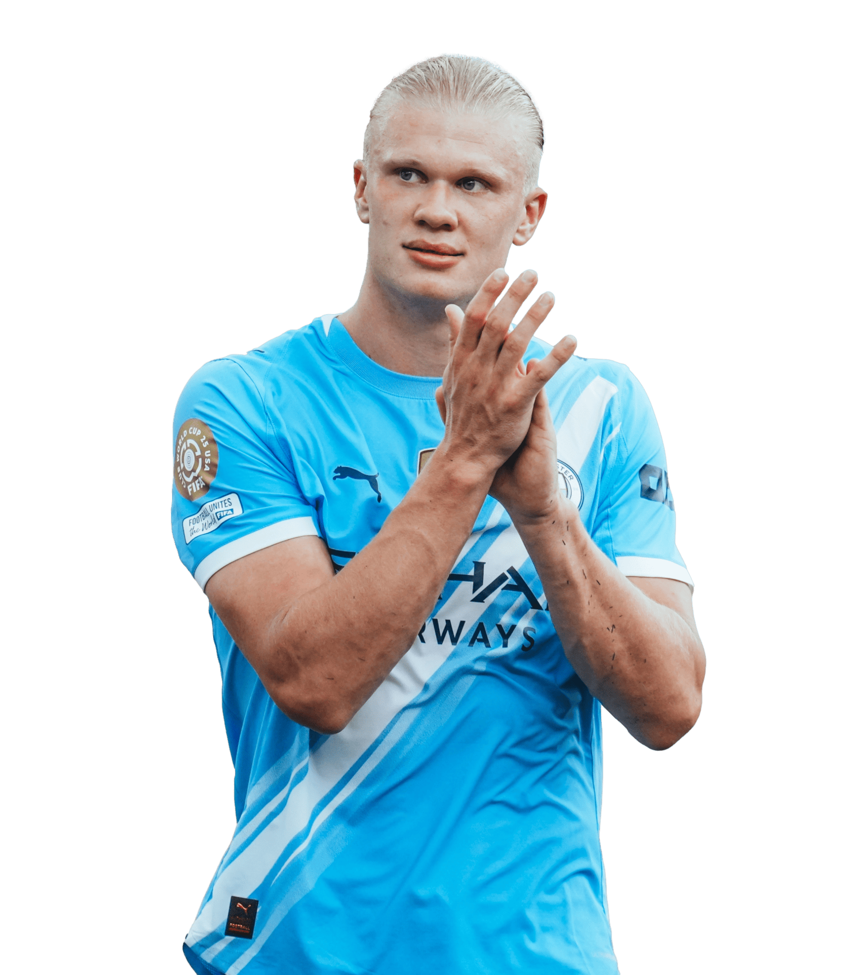 Haaland PNG Manchester City Football Render