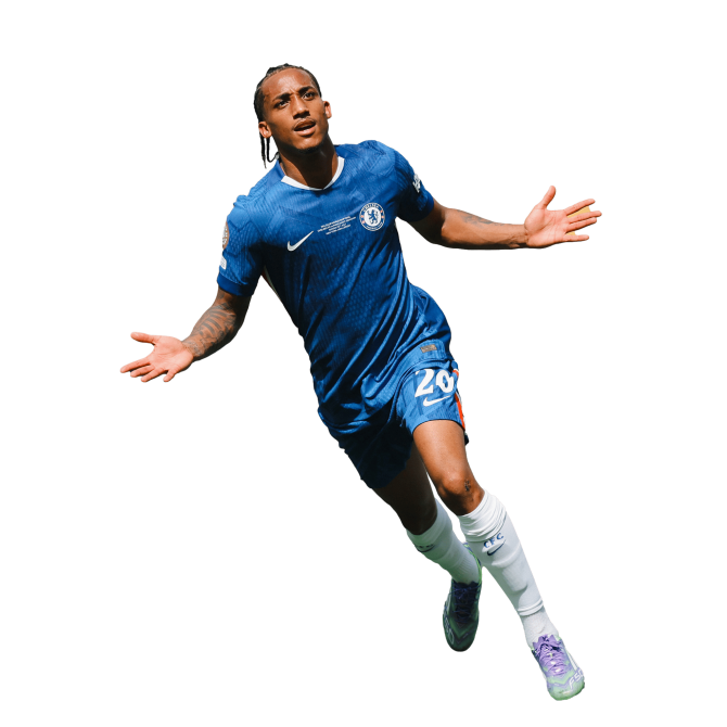 Joao Pedro PNG Chelsea Football Render. Goal FIFA World Cup