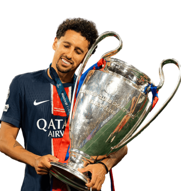 Marquinhos PNG Paris Saint Germain Football Render