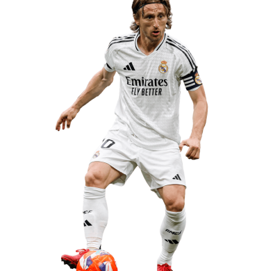 Modric PNG Real Madrid Football Render