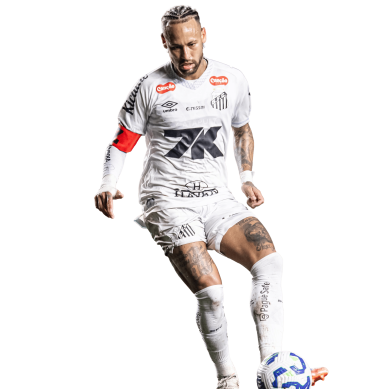 Neymar PNG Santos Football Render