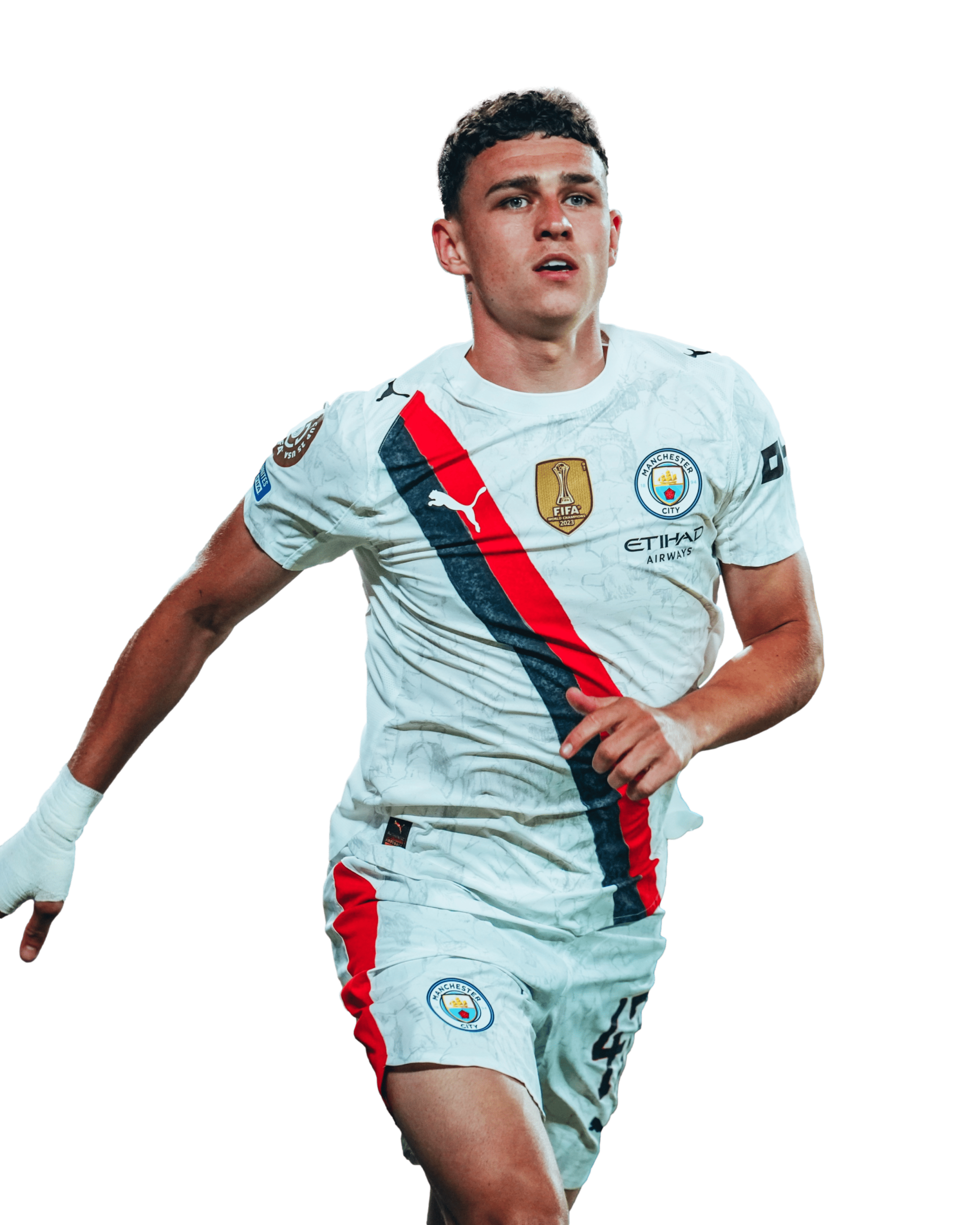 Phil Foden PNG Manchester City Football Render