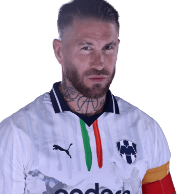 Sergio Ramos PNG Monterrey Football Render