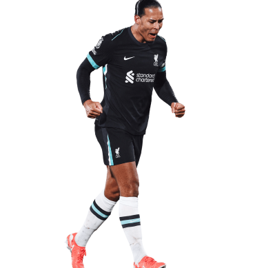 Virgil van Dijk PNG Liverpool Football Render