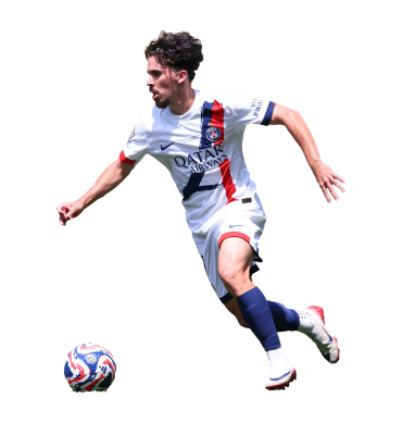 Vitinha PNG Paris Saint Germain Football Render