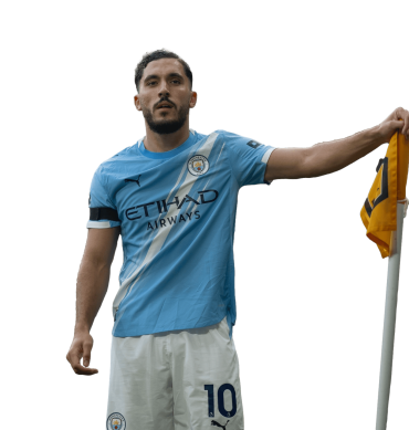 Rayan Cherki PNG City Football Render