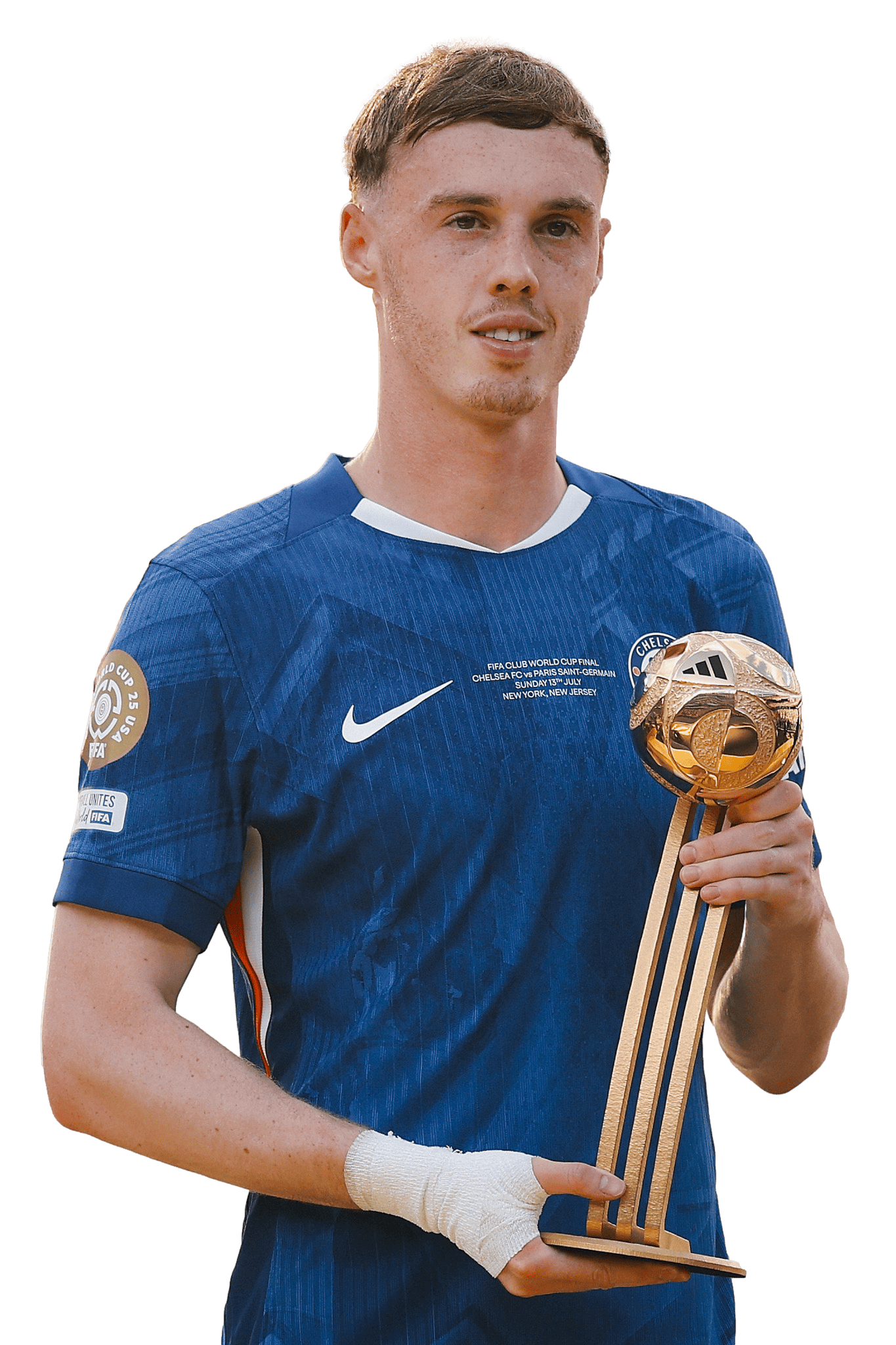 Cole Palmer PNG Chelsea Football Render. MVP