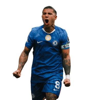 Enzo Fernandez PNG Chelsea Football Render