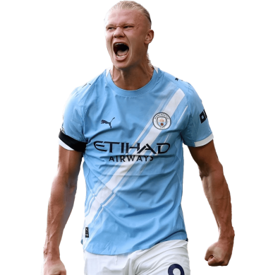 Haaland PNG Manchester City Football Render