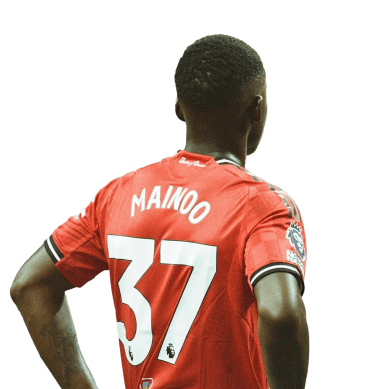 Kobbie Mainoo PNG United Football Render