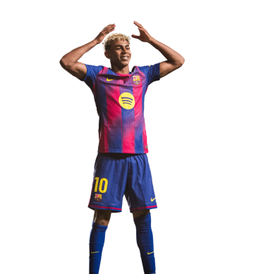 Lamine Yamal PNG Barcelona Football Render