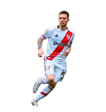 Mastantuono PNG River Plate Football Render