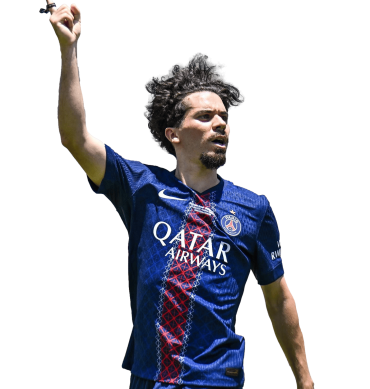 Vitinha PNG Paris Saint Germain Football Render
