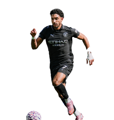 Omar Marmoush PNG Manchester City Football Render